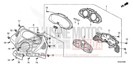 COMPTEUR DE VITESSE FES125AC de 2012